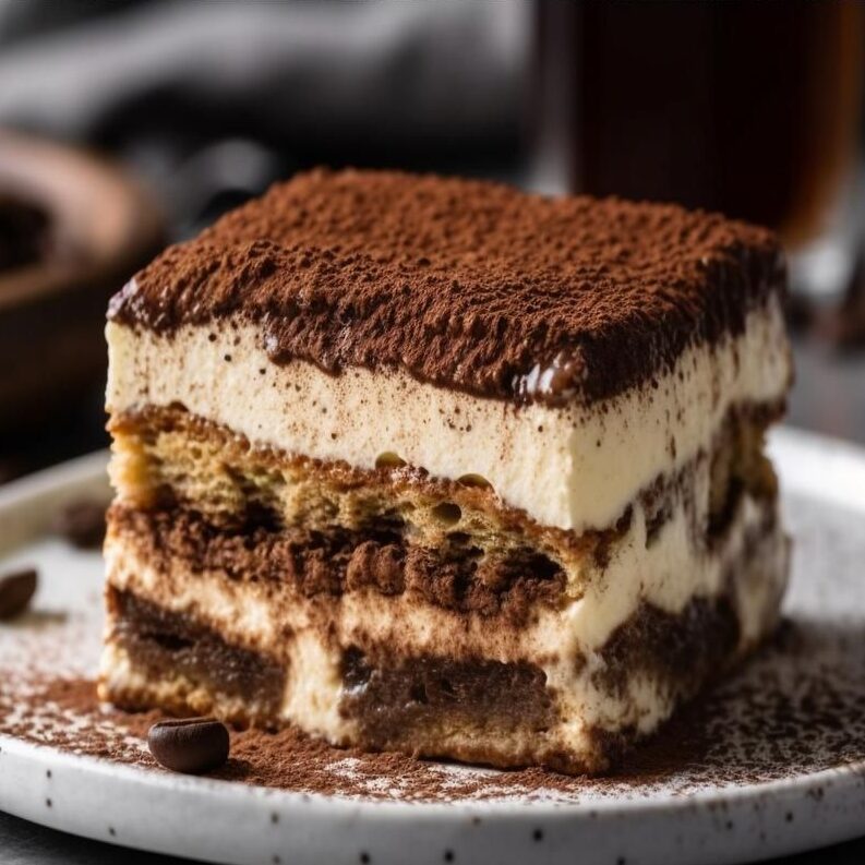 tiramisu with coffee
